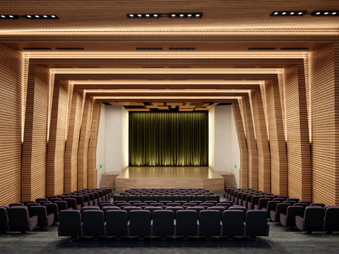 Modern Lecture Hall Auditorium