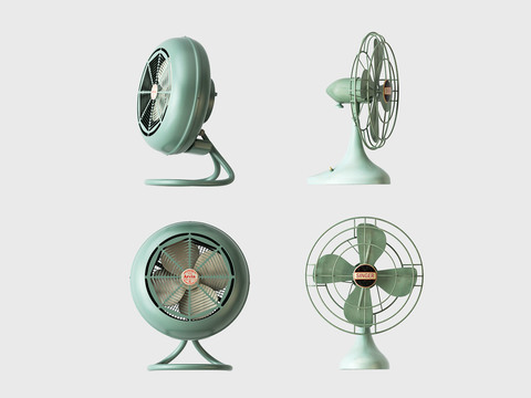 Industrial wind retro fan combination