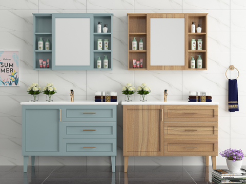 Nordic Bathroom Cabinet