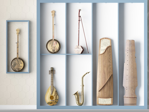 Chinese Traditional Musical Instrument Combination