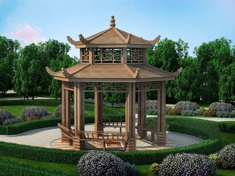 Hexagonal Pavilion Gazebo