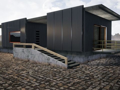 Industrial wind creative villa free