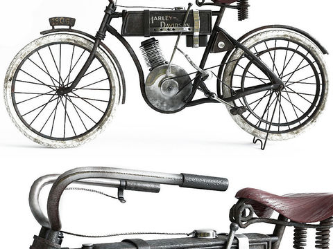 Industrial Style Retro Bicycle