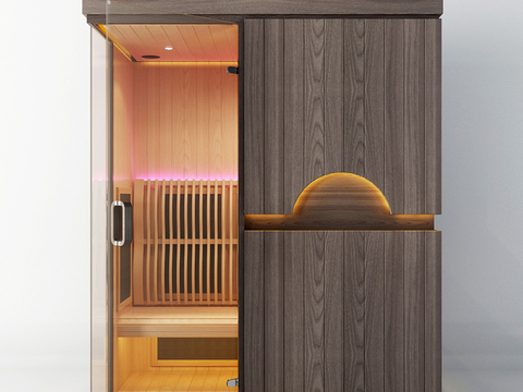 Modern Small Three-Person Sauna