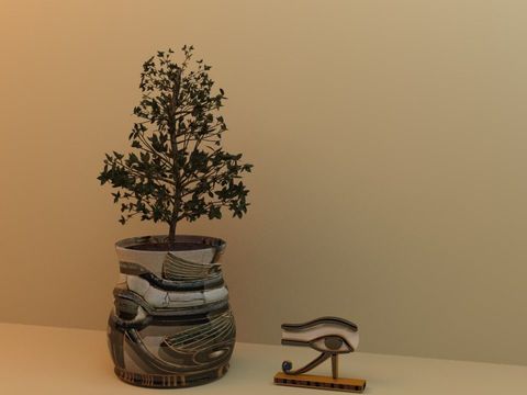 Modern Green Plant Potted Free