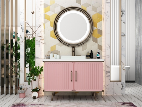 Nordic Bathroom Cabinet