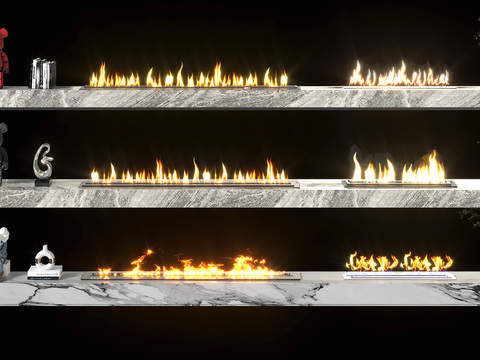 flame fireplace