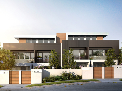 Modern Townhouse Exterior