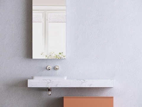 Modern simple marble sink