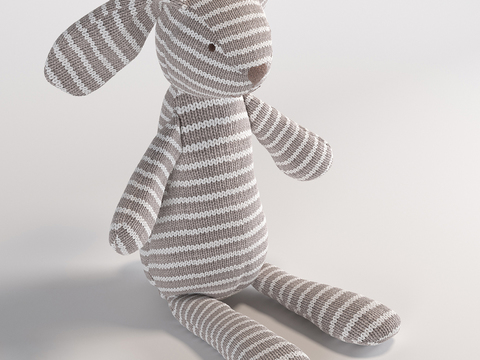 Modern Minimalist Rabbit Doll Free