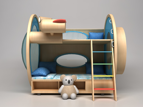 Modern bunk bed for children free