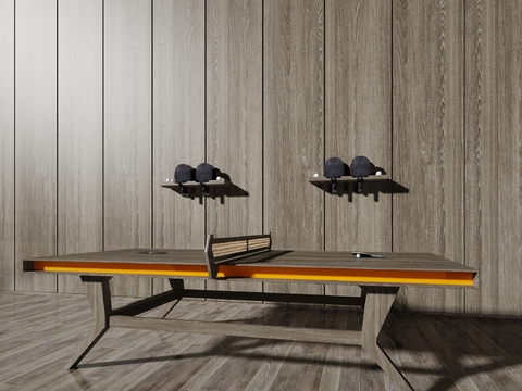 Modern Solid Wood Table Tennis Table