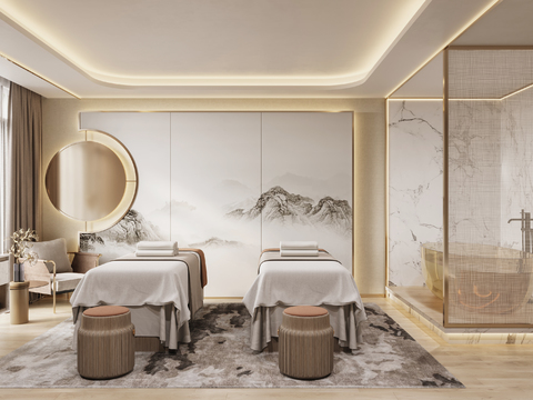 New Chinese SPA care room