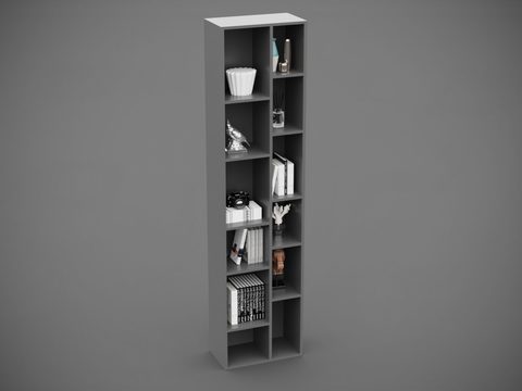 Modern minimalist solid wood bookshelf free