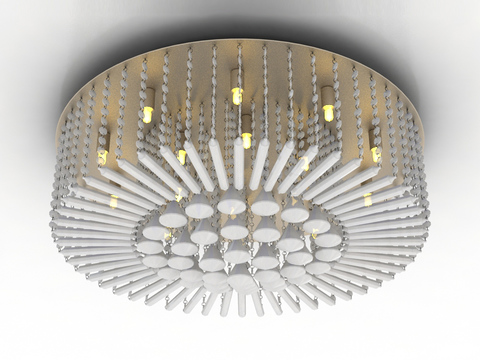 Modern Affordable Luxury Style Crystal Glass Art Ceiling Light Free