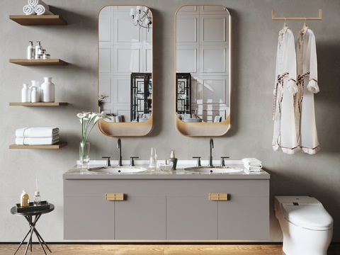 modern bathroom cabinet washbasin