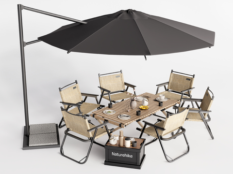 Outdoor leisure tables and chairs