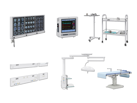 Modern Hospital Medical Devices