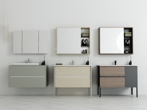 Nordic Bathroom Cabinet