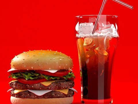 Modern Burger Coke