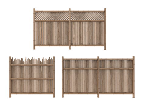 Bamboo Railing Fence Fence Barrier Bamboo Fence