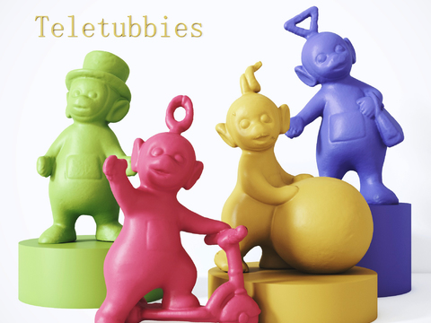 Modern Teletubbies Tide Sculpture