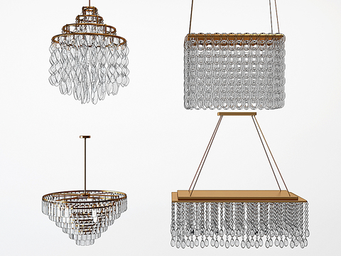 Modern Crystal Chandelier Free