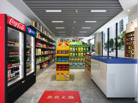 Modern Supermarket Convenience Store