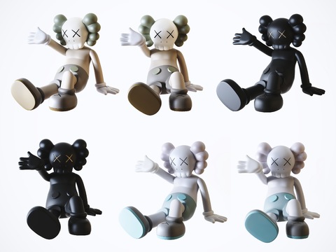 Modern trend kaws sitting children's toys