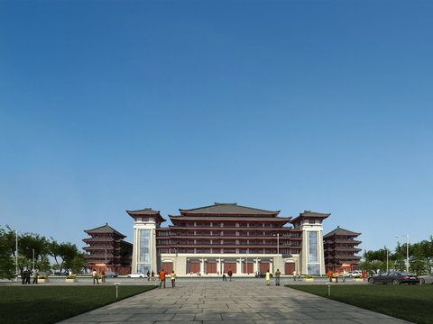 Chinese ancient architectural appearance