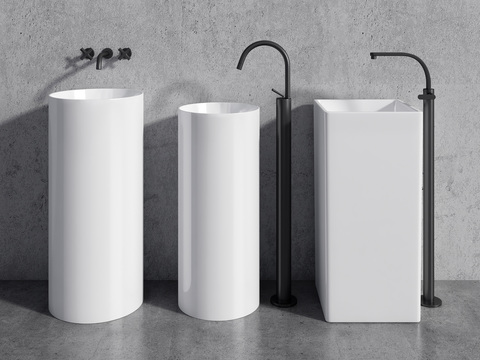 Modern Pillar Washbasin