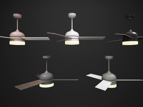 Nordic ceiling fan lamp