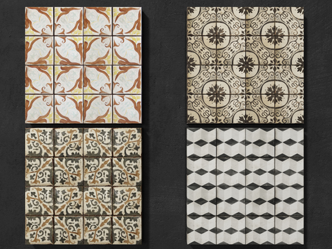 Nordic Kitchen and Bathroom Patchwork Tiles