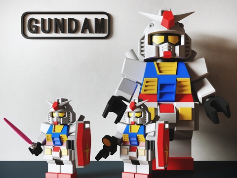 Gundam Hand-held Art Toy Ornaments