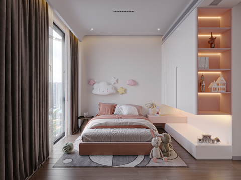 Modern kids Bedroom girls room free