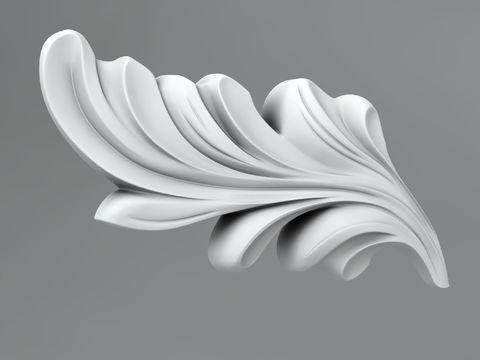 Modern Gypsum Carved Free