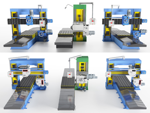 Modern industrial machine tool equipment combination