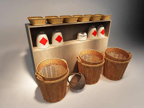 Modern bamboo basket free