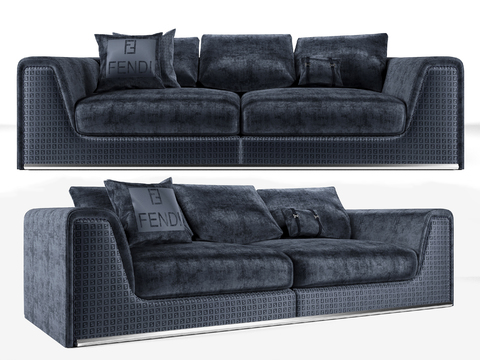 BENTLEY modern fabric double sofa