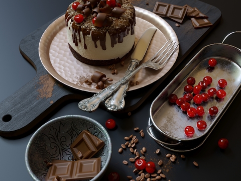 Modern Chocolate Cake