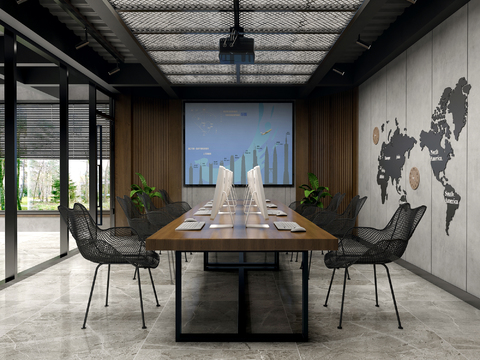 Industrial Wind Reception Room