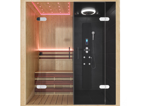 Modern steam room sauna room