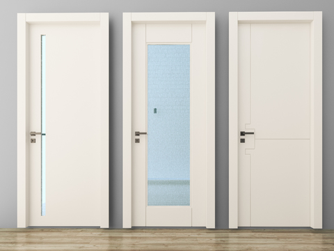 Modern single-door swing door