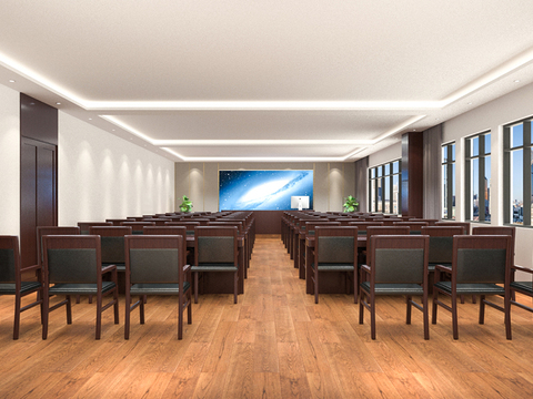 New Chinese-style conference room for free