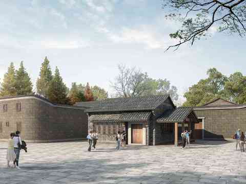 new chinese tourist park psd