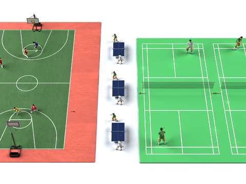 modern basketball court tennis court table tennis table