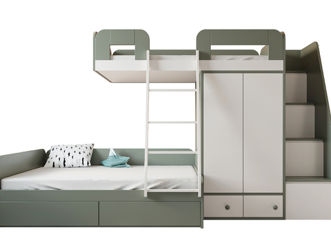 Modern bunk bed for children