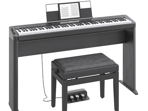 modern electronic piano