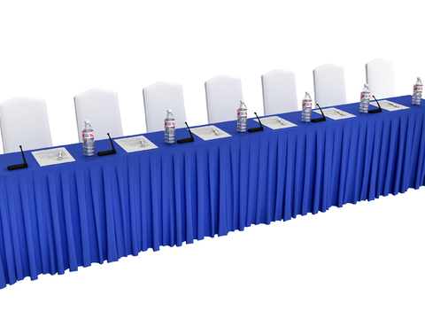 Flannel Table Skirt Conference Table Podium Sign-in Table