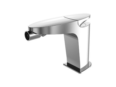 Modern stainless steel basin faucet